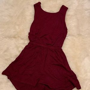 Maroon Romper
